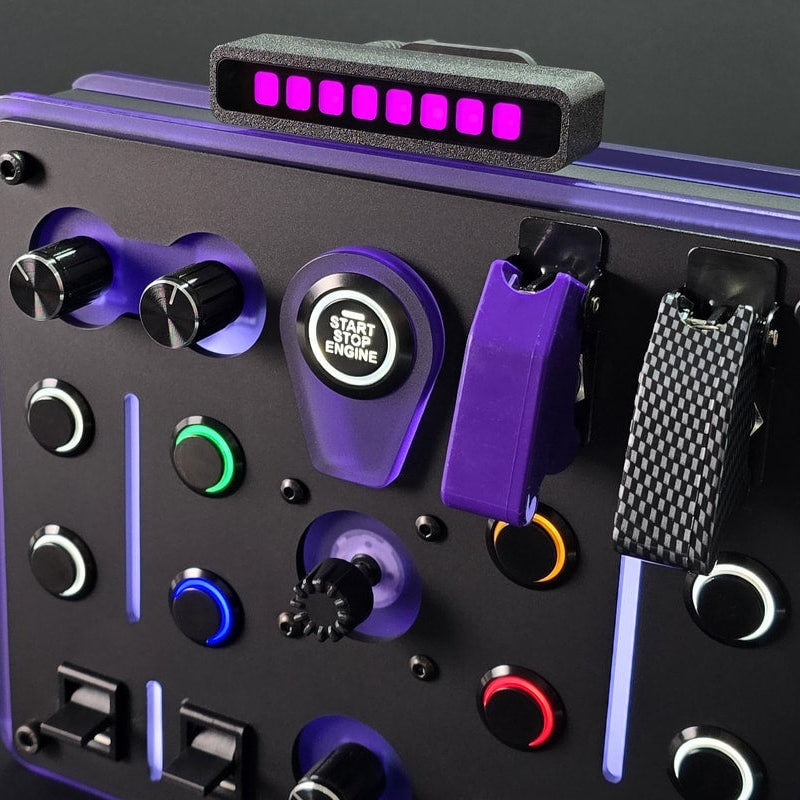 LED Brow fitted to ReaperWare Button Box