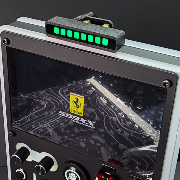 RaceConsole Podium Button Box fitted with SimDash LED Module