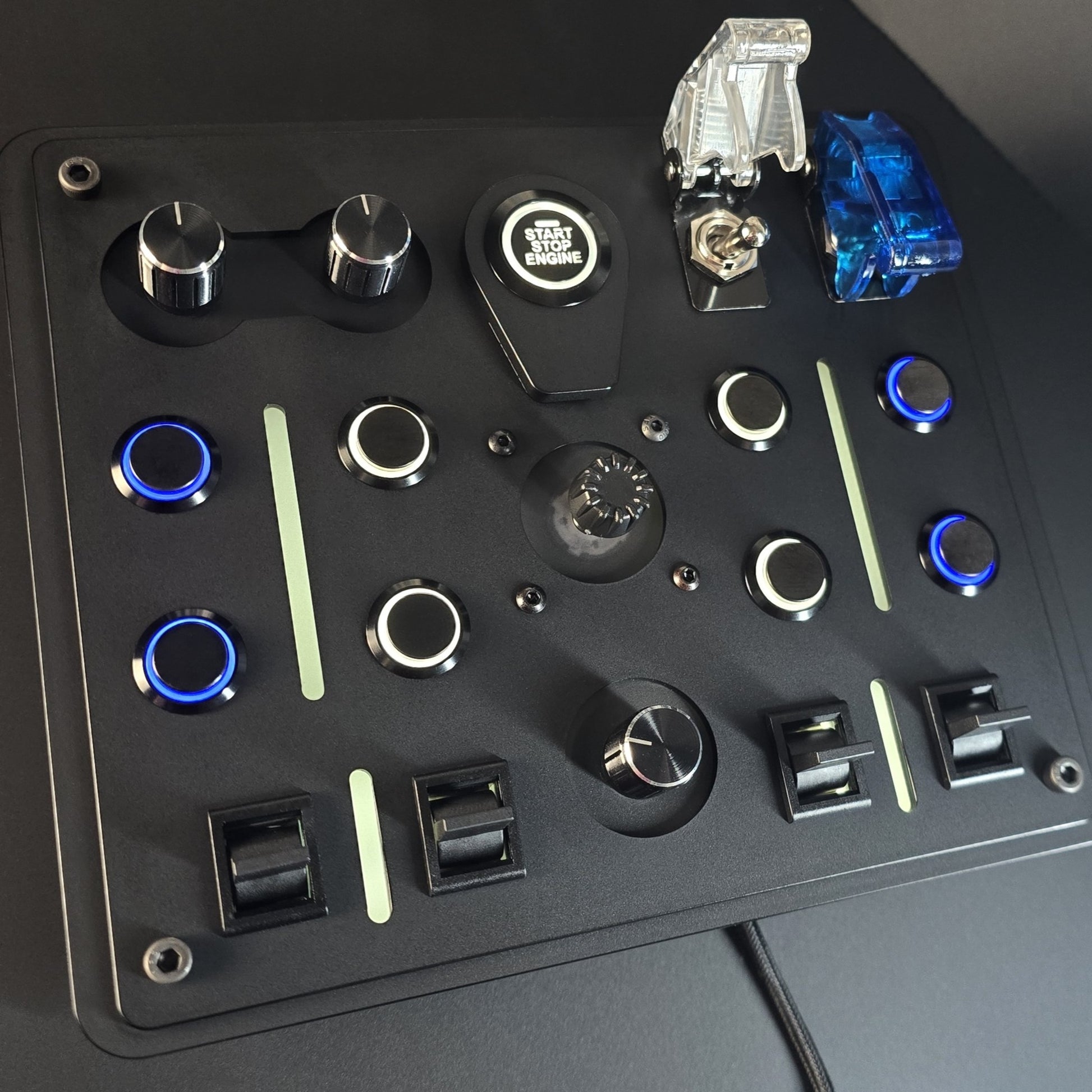 PWM controller button box